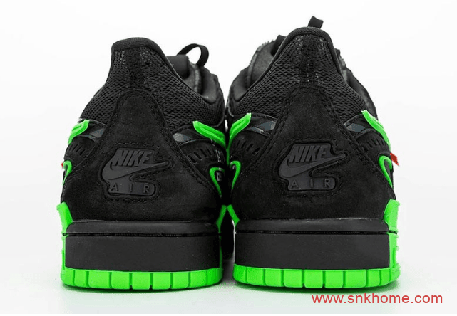 OFF-WHITE x Nike Air Rubber Dunk “Green Strike” 耐克DunkOW联名黑绿灰蓝 货号:CU6015-001/CU6015-700
