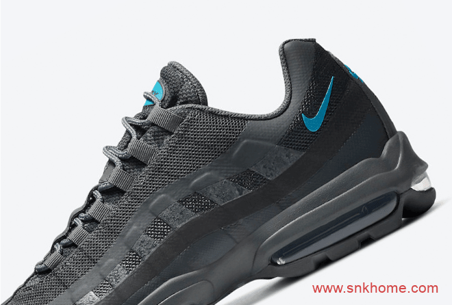 耐克MAX95烟灰色气垫 Nike Air Max 95 Ultra 高规格耐克MAX95Ultra 版本 货号:DC1934-001