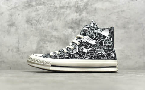 匡威1970S蜡笔小新联名黑色高帮 匡威Converse x 蜡笔小新联名 货号:168822C