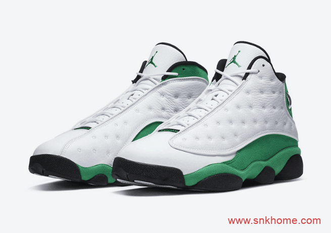 酷似AJ13雷阿伦 Air Jordan 13 “Lucky Green” AJ13白绿发售日期 货号:DB6537-113