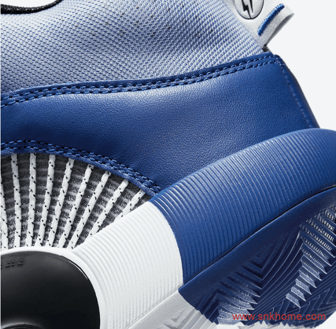 藤原浩AJ35联名官图 Fragment Design x Air Jordan 35 闪电AJ最新联名白黑蓝球鞋 货号:DA2371-10