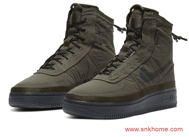户外机能版 Air Force 1 Shell 耐克空军户外高帮鞋 空军两色高帮机械风发售日期