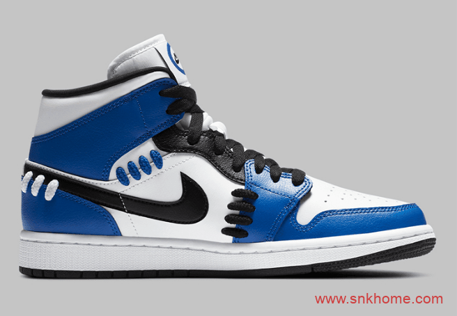 AJ1小闪电中帮 Air Jordan 1 Mid SE “Game Royal” AJ1中帮皇家游戏白蓝中帮 货号:CV0152-401