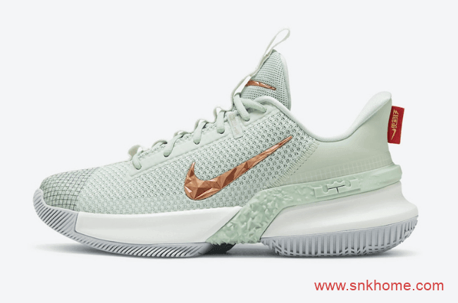 耐克詹姆斯13代球鞋 实战精品 Nike LeBron Ambassador 13 “Empire Jade” 詹姆斯全新战靴 货号: CQ9329-300