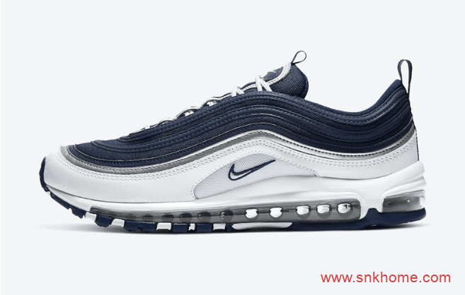 耐克MAX97海军蓝 Nike Air Max 97 耐克MAX97子弹头蓝灰新配色发售日期 货号:DH0612-400
