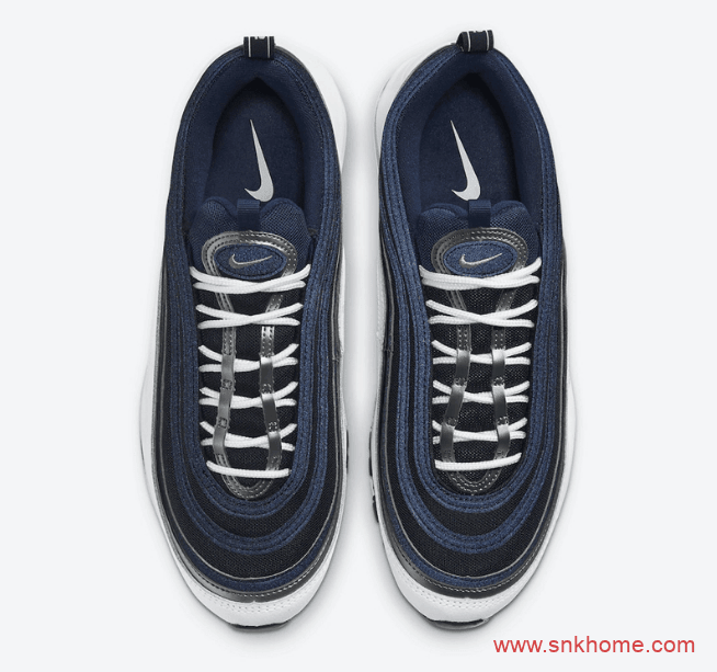 耐克MAX97海军蓝 Nike Air Max 97 耐克MAX97子弹头蓝灰新配色发售日期 货号:DH0612-400