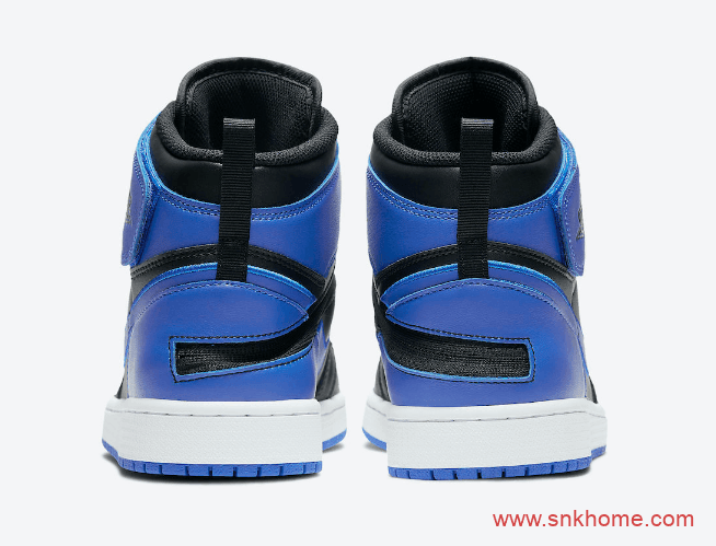 AJ1黑蓝高帮新款新设计 Air Jordan 1 High FlyEase “Hyper Royal” AJ1黑蓝绑带发售日期 货号:CQ3835-041