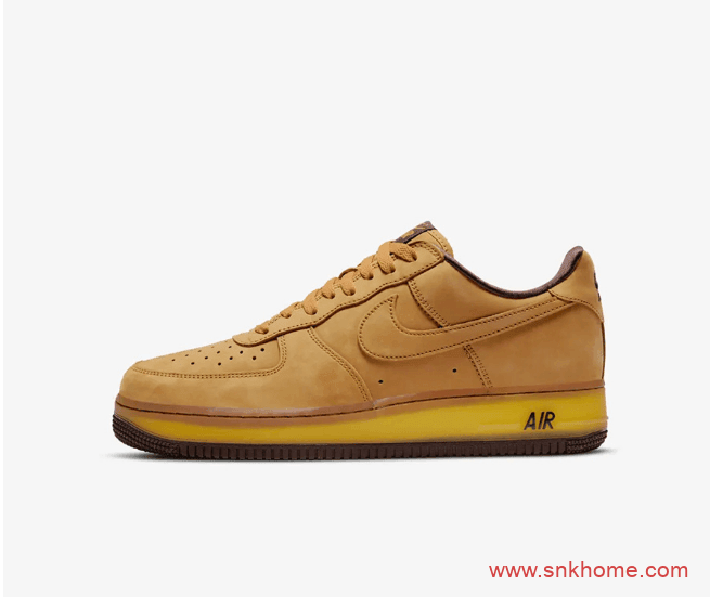 耐克空军一号小麦低帮新款 Nike Air Force 1 Low “Wheat Mocha” 空军小麦低帮复刻 货号:DC7504-700