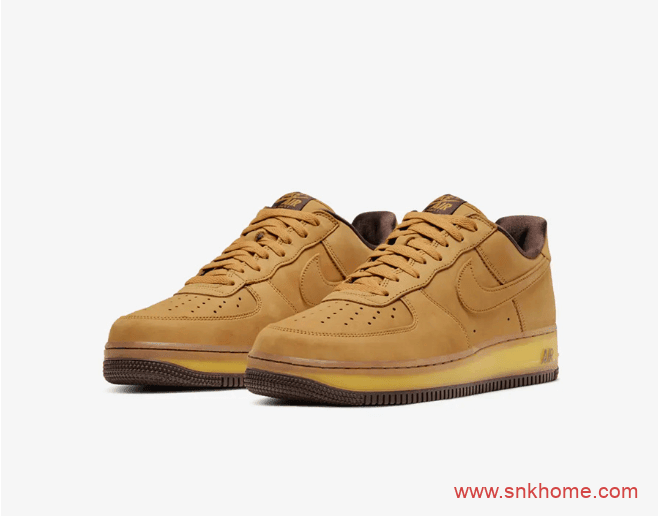 耐克空军一号小麦低帮新款 Nike Air Force 1 Low “Wheat Mocha” 空军小麦低帮复刻 货号:DC7504-700