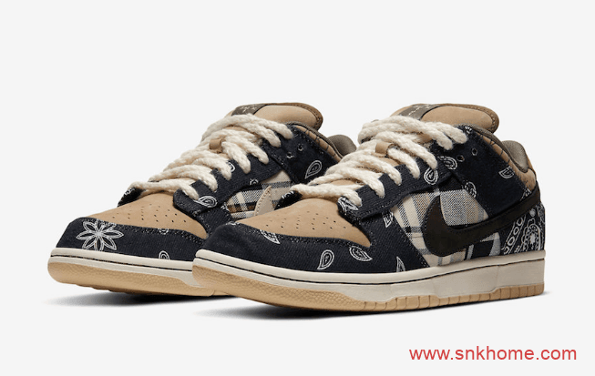 耐克Dunk SB斯科特联名国内将线下发售 Travis Scott x Nike SB Dunk Low国内发售日期 货号:CT5053-001