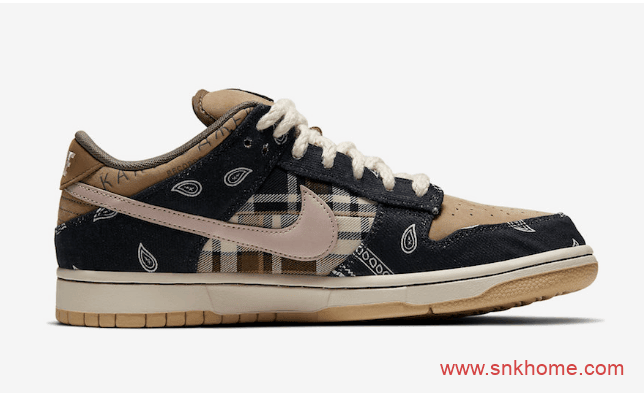 耐克Dunk SB斯科特联名国内将线下发售 Travis Scott x Nike SB Dunk Low国内发售日期 货号:CT5053-001