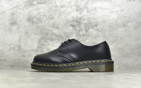 正品马丁医生低帮马丁靴 Dr.martens 1460LL 马丁黑色低帮马丁靴秋冬款 欧阳娜娜同款马丁靴