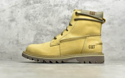 CAT卡特高帮大黄靴 CAT FOOTWEAR CAT P720582 卡特马丁靴油蜡疯马皮高帮正品复刻