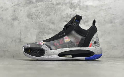 AJ34迷彩涂鸦低帮 AIR JORDAN "NOTHING BUT NET" AJ34实战纯原篮球鞋 货号：CZ7746-008