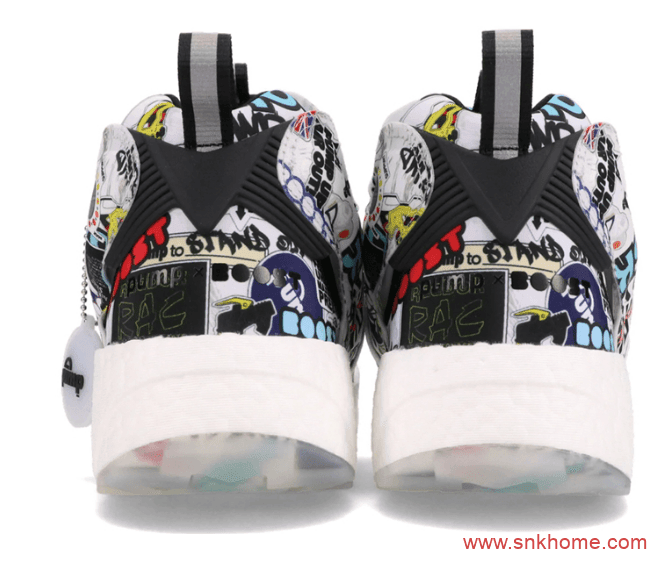 Reebok Instapump Fury Boost “Sticker City” 锐步阿迪达斯联名充气鞋BOOST新款发售 货号:G57659