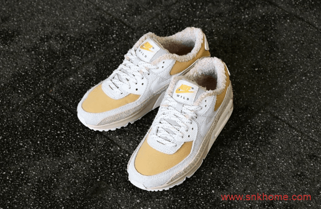 耐克MAX90小麦色加绒款 Nike Air Max 90毛绒绒耐克MAX90现已发售 货号:CT1873-100