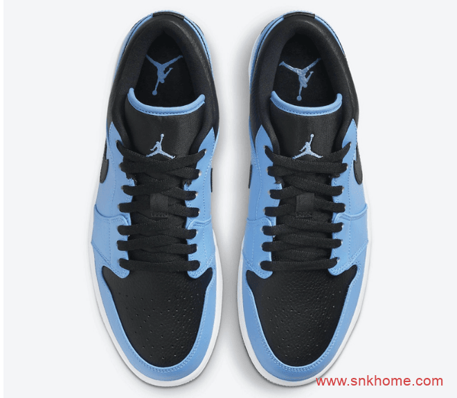 AJ1蓝黑低帮 Air Jordan 1 Low “University Blue” 经典AJ1低帮新配色发售日期 货号:553558-403