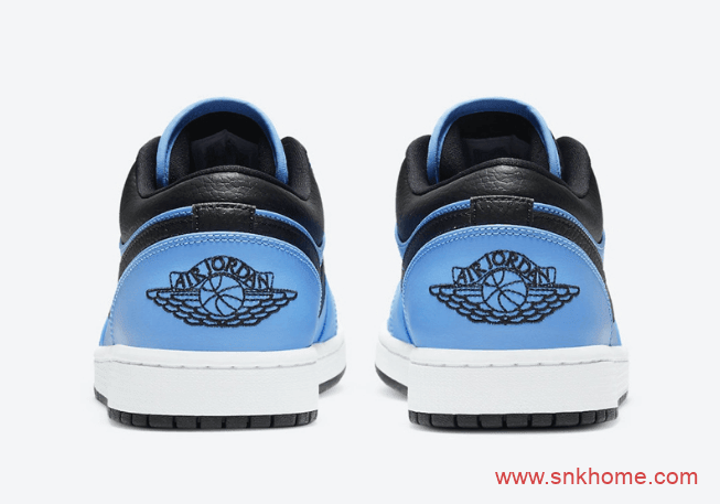 AJ1蓝黑低帮 Air Jordan 1 Low “University Blue” 经典AJ1低帮新配色发售日期 货号:553558-403
