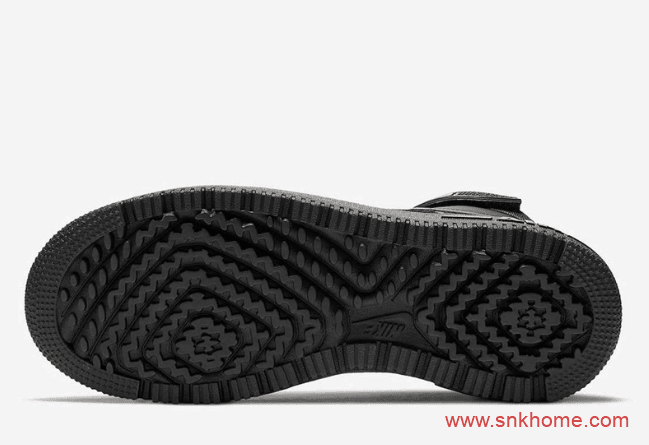 耐克空军全黑色高帮 Nike Air Force 1 High Winter 空军一号黑武士造型官图 货号:DA0418-001