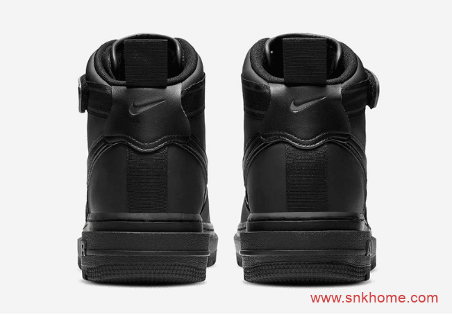耐克空军全黑色高帮 Nike Air Force 1 High Winter 空军一号黑武士造型官图 货号:DA0418-001