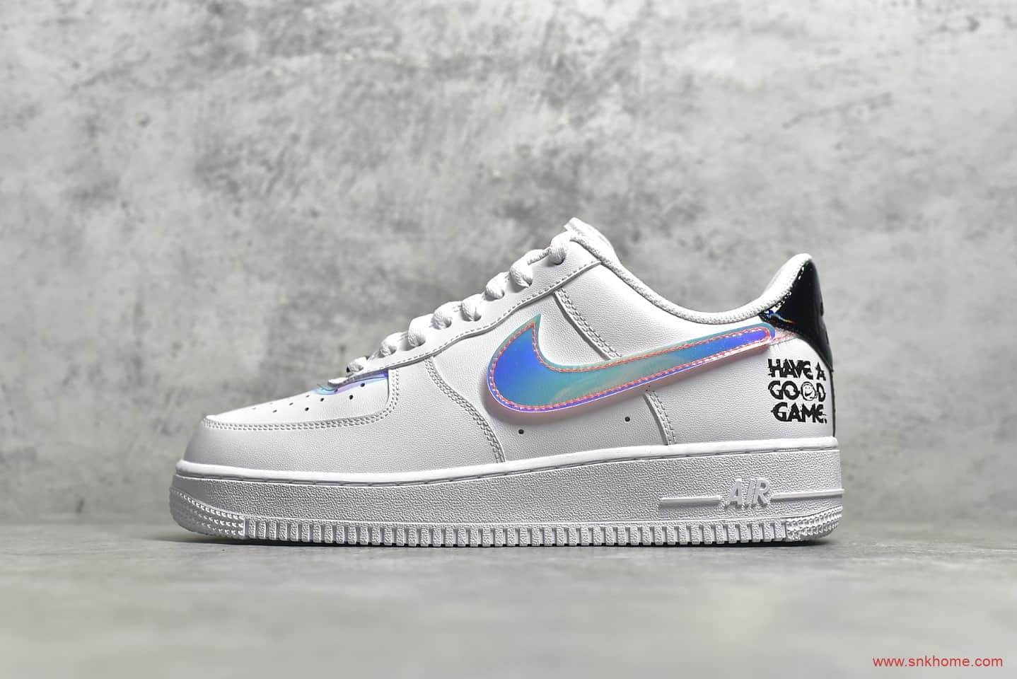 耐克空军电玩限定CJ纯原版本 NIKE Air Force 1 '07 LV8"Good Game" 耐克空军白镭射低帮 货号:DC0710-191