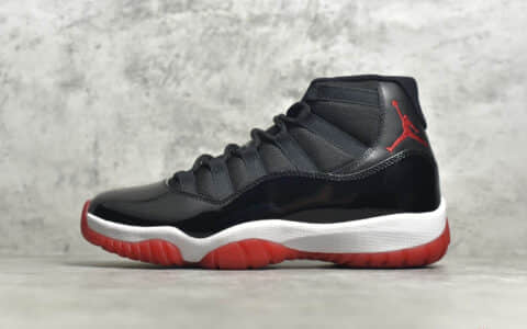 耐克AJ11大魔王复刻H12纯原版本 Air Jordan 11 “Concord”AJ11大魔王黑红2019复刻款 货号:378037-061