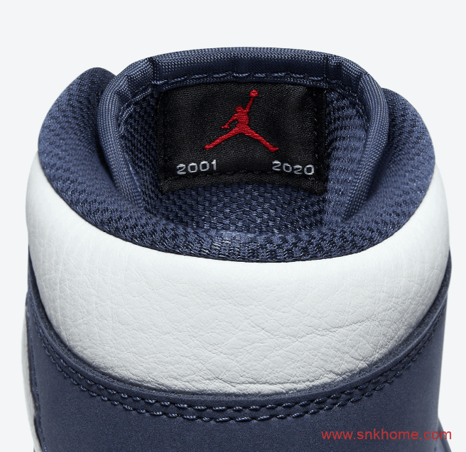 AJ1海军蓝 AJ1日本限定Air Jordan 1 High OG CO.JP “Midnight Navy” AJ1白蓝银色钩日本限定发售日期 货号:DC1788-100