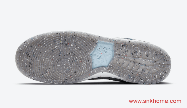 耐克Dunk SB垃圾鞋新配色预告 Nike SB Dunk Low “Crater” 耐克Dunk回收环保低帮板鞋 货号：CT2224-001