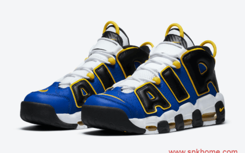 耐克皮蓬大AIR球鞋黑蓝配色 Nike Air More Uptempo “Peace, Love, Basketball”发售日期 货号：DC1399-400