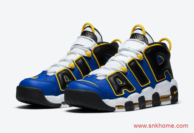 耐克皮蓬大AIR球鞋黑蓝配色 Nike Air More Uptempo “Peace, Love, Basketball”发售日期 货号:DC1399-400