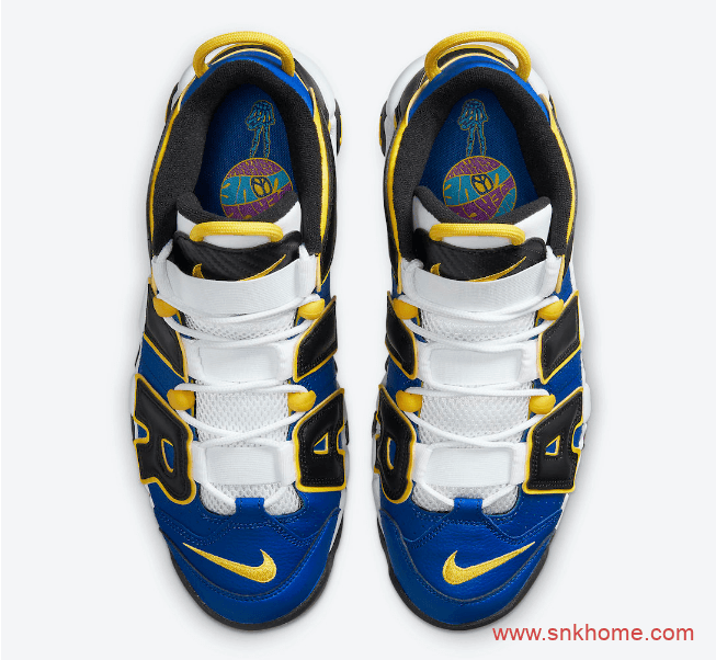 耐克皮蓬大AIR球鞋黑蓝配色 Nike Air More Uptempo “Peace, Love, Basketball”发售日期 货号:DC1399-400