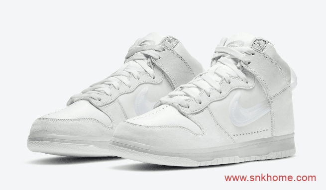 耐克Dunk SB时尚店铺联名款 Slam Jam x Nike Dunk High 耐克Dunk SB黑白高帮板鞋 货号:DA1639-100/DA1639-101