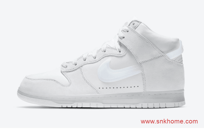 耐克Dunk SB时尚店铺联名款 Slam Jam x Nike Dunk High 耐克Dunk SB黑白高帮板鞋 货号:DA1639-100/DA1639-101