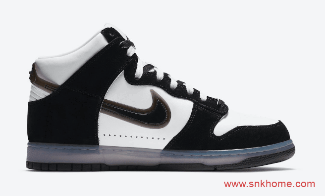 耐克Dunk SB时尚店铺联名款 Slam Jam x Nike Dunk High 耐克Dunk SB黑白高帮板鞋 货号:DA1639-100/DA1639-101