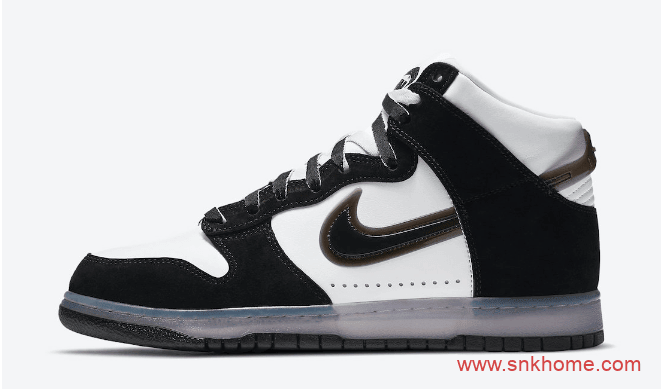耐克Dunk SB时尚店铺联名款 Slam Jam x Nike Dunk High 耐克Dunk SB黑白高帮板鞋 货号:DA1639-100/DA1639-101