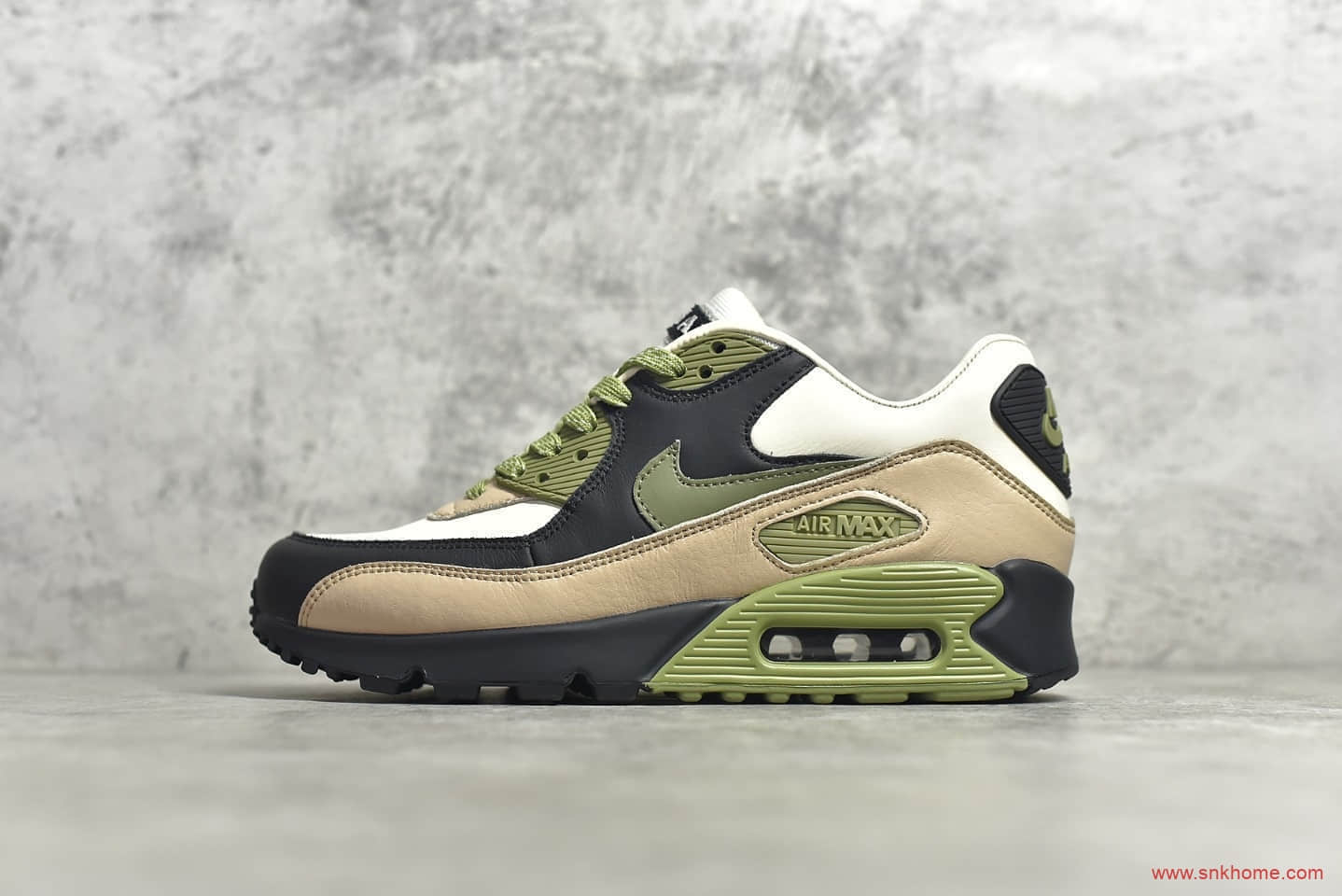 耐克MAX90沙漠灰仙人掌 NIKE AIR MAX 90 NRG Air Max 90 Desert Sand 耐克浅灰色气垫跑鞋 货号:CI5646-200