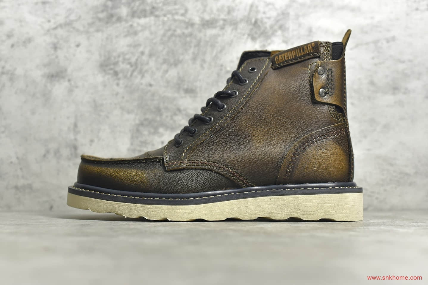 卡特高帮头层牛皮复古马丁靴 CAT FOOTWEAR P712950 CAT 卡特油腊皮进口品质原单卡特正品