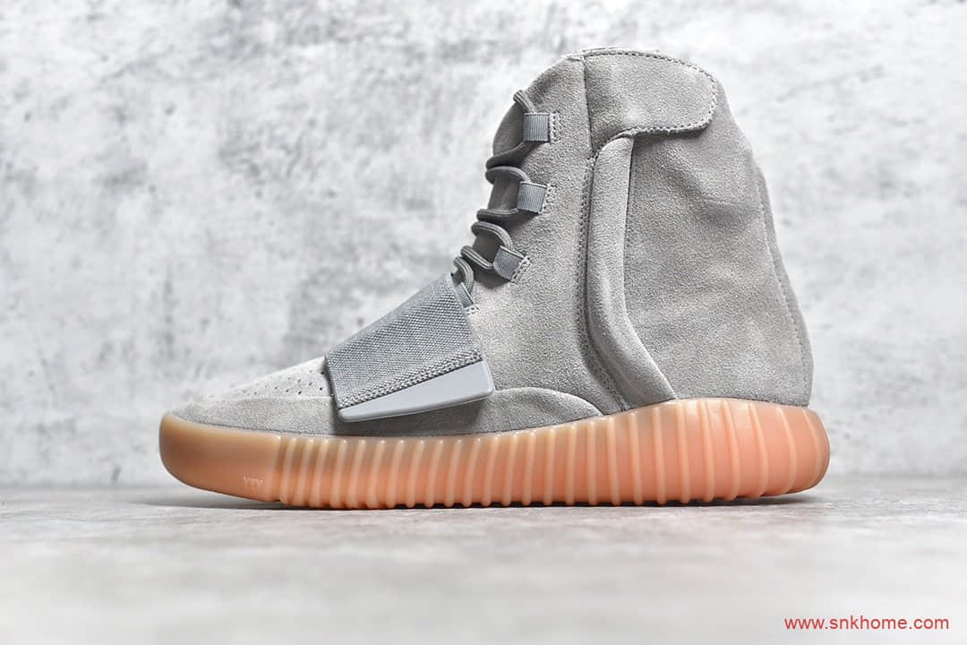 阿迪达斯椰子750灰色OG纯原版本 Yeezy 750 Boost 夜光灰 进口椰子巴斯夫真爆 货号:BB1840