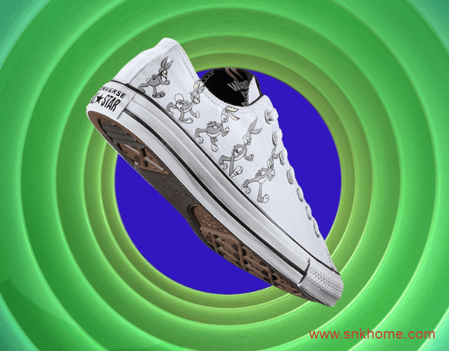 匡威兔八哥联名帆布鞋 Bugs Bunny x Converse Pro Leather、Chuck 70 匡威1970S兔八哥黑色高帮白色低帮