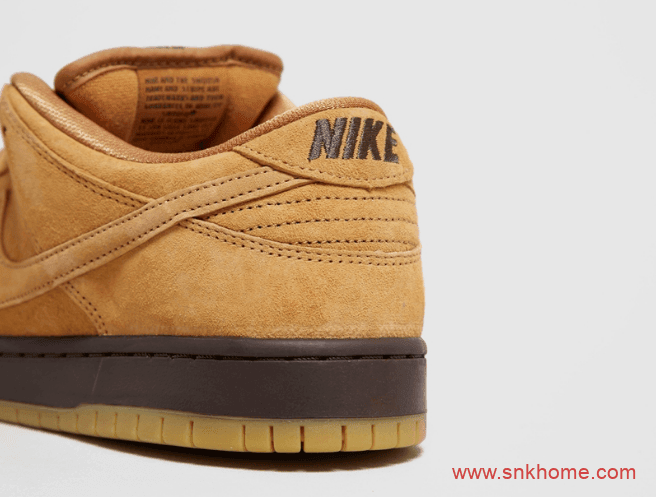 耐克Dunk SB小麦低帮曝光 Nike SB Dunk Low Pro “Wheat Mocha” 耐克Dunk低帮休闲鞋 货号:BQ6817-204