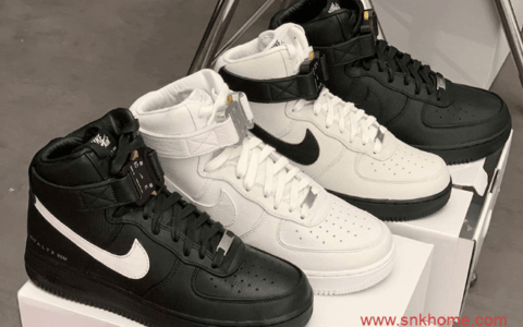 耐克空军Alyx联名款高帮板鞋预售价7000 Alyx x Nike Air Force 1 High实物图曝光 货号：CQ4018-001