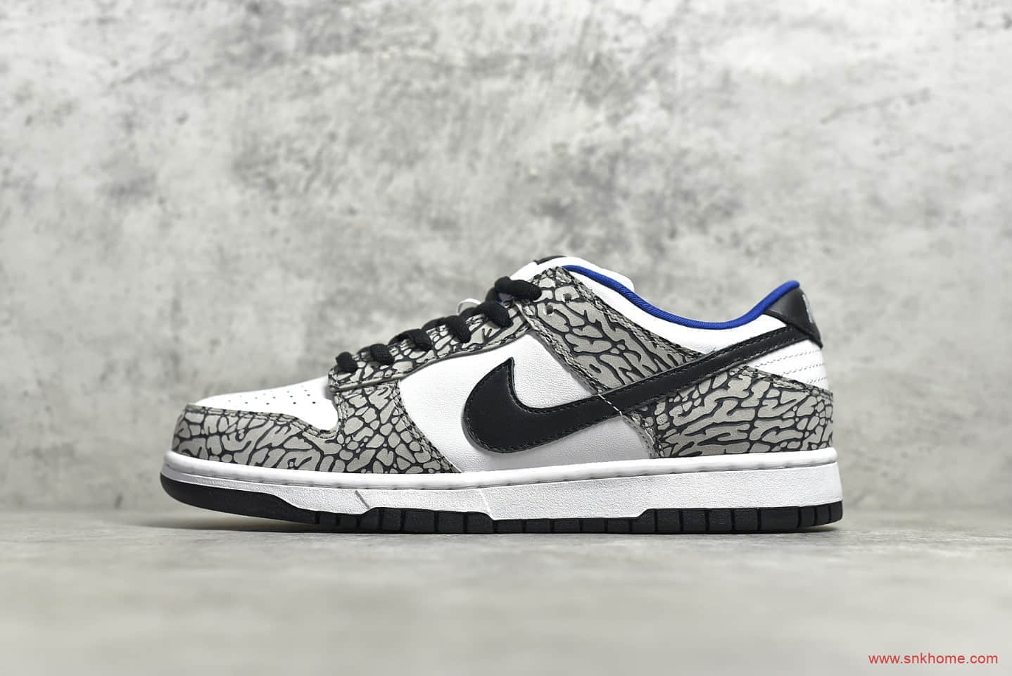 耐克DUnk SB蓝爆裂纹Superme × NIKE Dunk SB Low NYC 纯原版本耐克Dunk蓝水泥 货号:304292-001