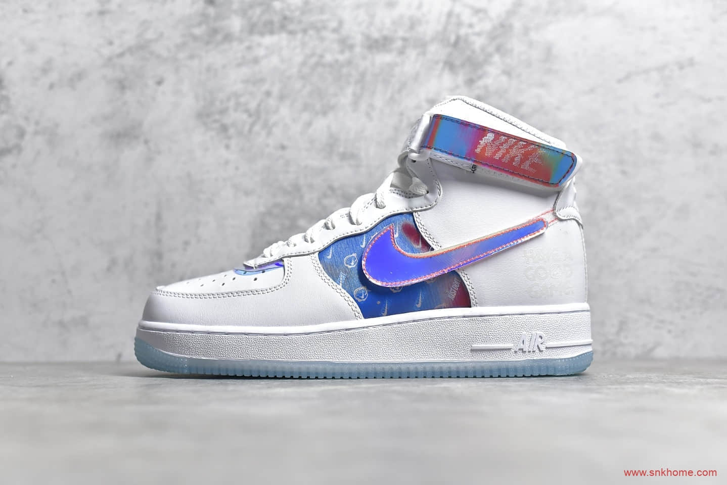 耐克空军电玩镭射高帮 NIKE AIR FORCE 1 REACT QS 耐克英雄联盟联名 耐克空军电玩皮肤 货号:DC2111-191