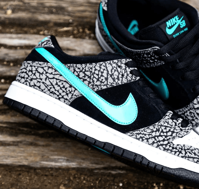 耐克Dunk SB大象爆裂纹 Nike Dunk SB Low Pro “Elephant” 耐克黑水泥低帮板鞋发售日期 货号:BQ6817-009