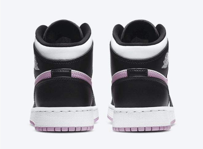 AJ1白粉中帮新配色即将发售 Air Jordan 1 Mid GS AJ1小姐姐专属配色 货号:555112-103