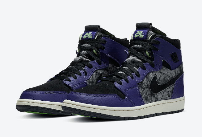AJ1鳄鱼纹 NBA状元锡安战靴 Air Jordan 1 Zoom Air CMFT BBS AJ1PE专属配色发售日期 货号:DC2133-500