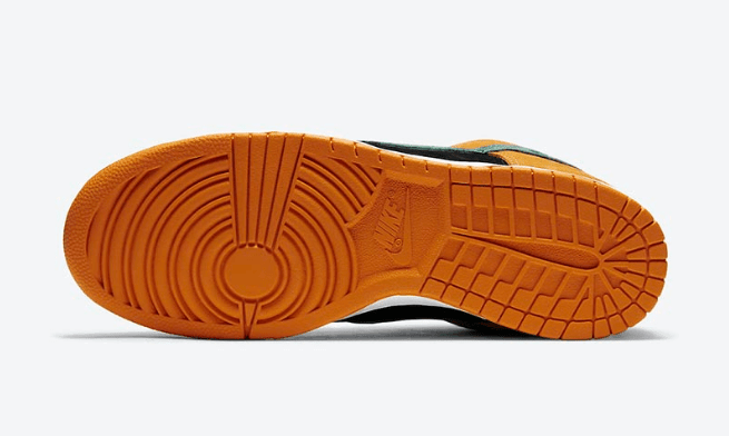 耐克Dunk丑小鸭套装发售 Nike Dunk Low SP “Ceramic” 耐克Dunk丑小鸭黑橙绿低帮 货号:DA1469-001