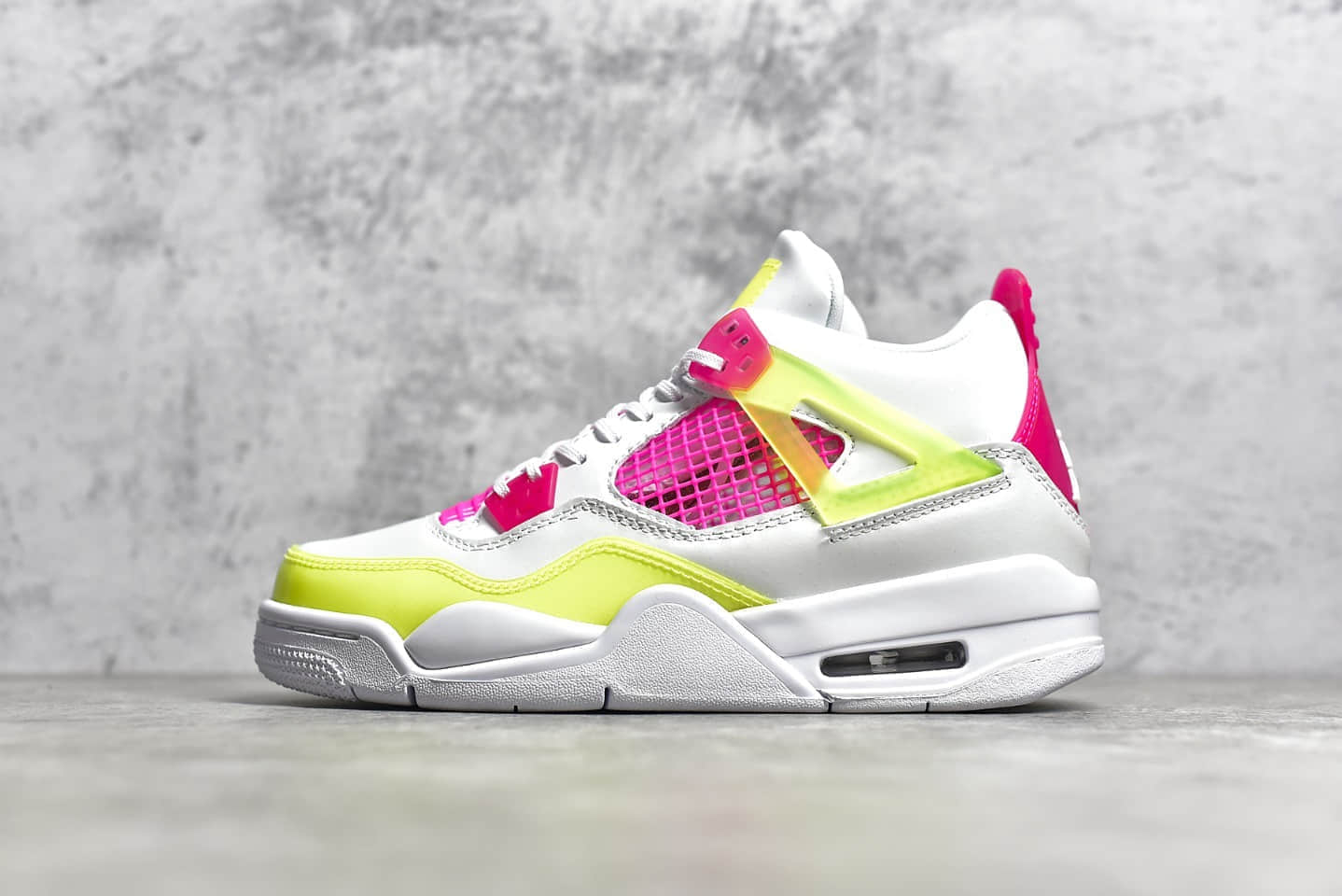 AJ4 缤纷糖果 Air Jordan 4 GS “Lemon Venom” AJ糖果女生球鞋 货号:CV7808-100