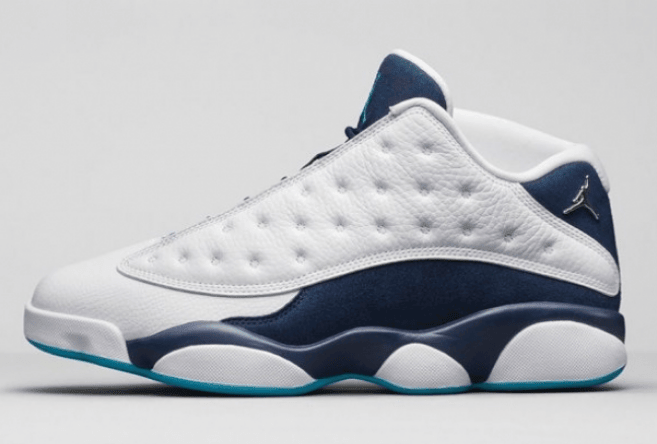 AJ1白蓝荔枝皮经典球鞋 AJ3黑曜石 AJ3Air Jordan 13 “Dark Powder Blue” 黑曜石 AJ13发售日期 货号:414571-144