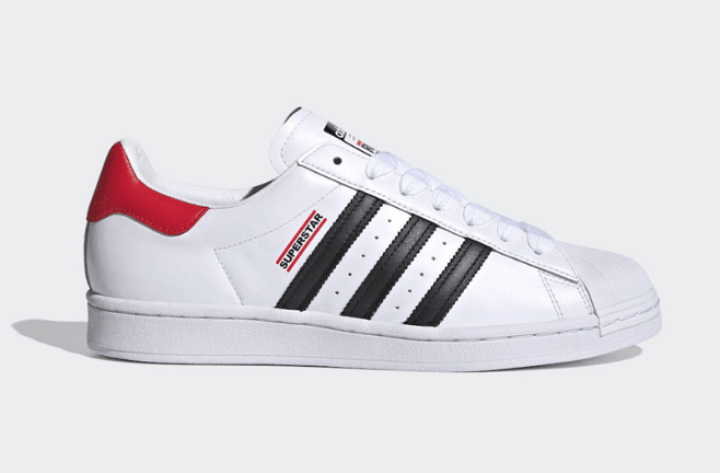 阿迪达斯贝壳头球鞋励志最重要的联名款 Run DMC x adidas Superstar 贝壳头五十周年纪念款 货号:FX761